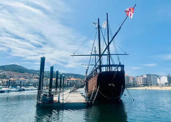 Holibai, Amodino, Agradable Y Hogareno Apto Con Parking, Baiona